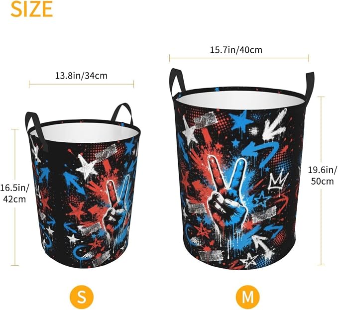 Laundry Basket Dirty Clothes Hamper - Image 2