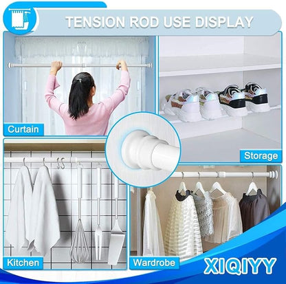 Small Shower Curtain Rod 16-28 Inch, Secure Fit - Image 5