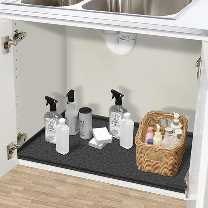 Under Sink Mat, Kitchen Cabinet Shelf Protector, Fits 36 inch Standard Cabinet - Image 7
