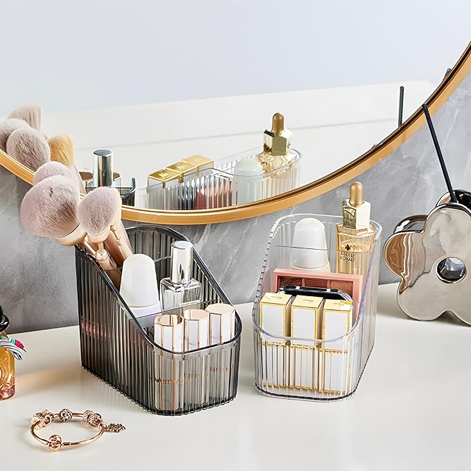 Clear Makeup Brush Holder Organizer - Image 2