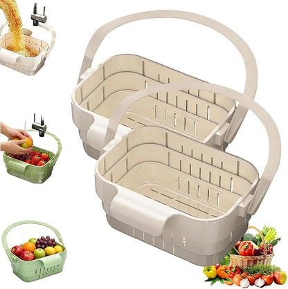 Upgraded Foldable Hanging Sink Drain Basket, Stretchable Kitchen Colander by Unknown