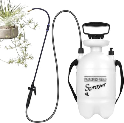 4L Watering Can for Hanging Plants, Adjustable 360° Flexible Nozzle Long Reach by Unknown