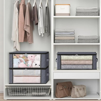 HomeHacks Storage 10-Pack Clothes Organizer Storage Bags Foldable Storage Box - Image 5