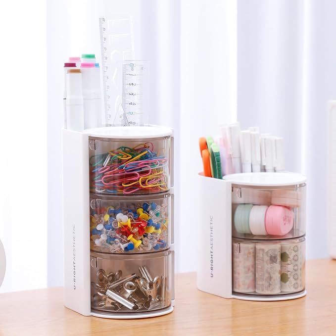 FABROK 2-Layer Clear Hair Accessories Organizer - Image 7