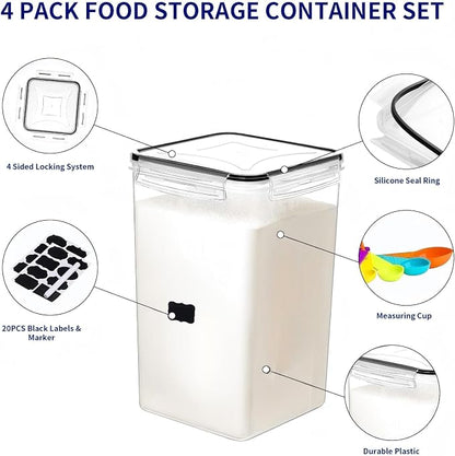 2 Pack Airtight Food Storage Containers - Image 3
