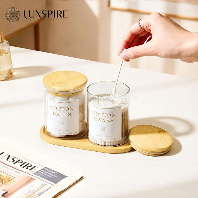 Luxspire Glass Qtip Holder - Image 4