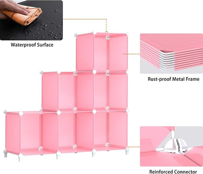 HOMIDEC 6-Cube Storage Shelf, Storage Bookcase Bookshelf - Image 7