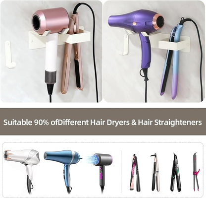 Hair Dryer and Straightener Holder, Upgraded Hair Straightener Holder - Image 2