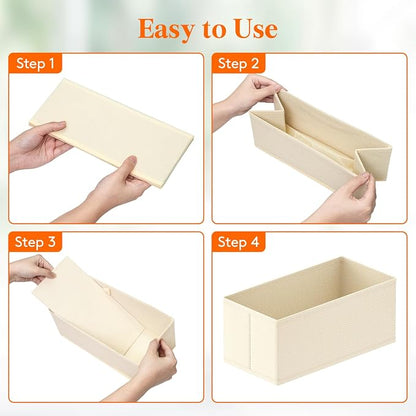 Lifewit 16 Pack Drawer Organizer, Dresser Underwear Drawer Organizer Bins - Image 6