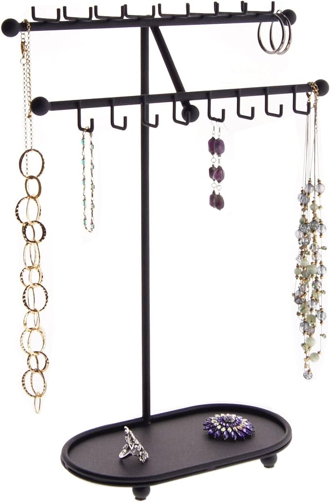 Angelynn's Sturdy Extra Long Necklace Holder Organizer Tall Tabletop Pendant by Angelynns