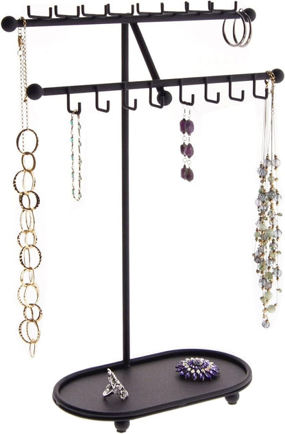 Angelynn's Sturdy Extra Long Necklace Holder Organizer Tall Tabletop Pendant by Angelynns