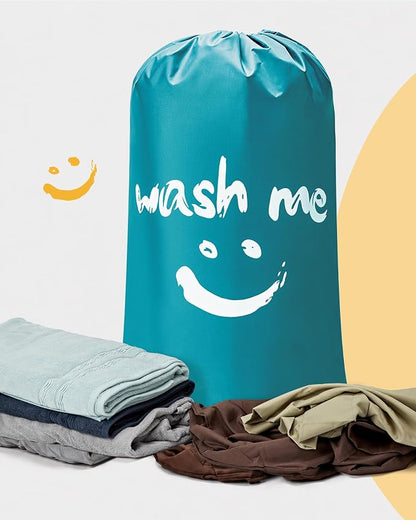 HOMEST 2 Pack XL Laundry Bags 28" x 40", Extra Large Dirty Clothes Organizer - Image 7