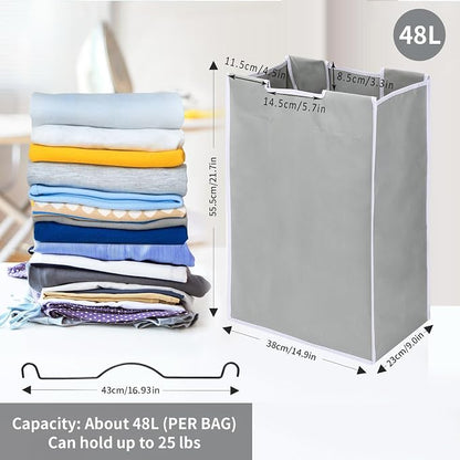3 Bag Laundry Sorter Replacement Bags - Image 2