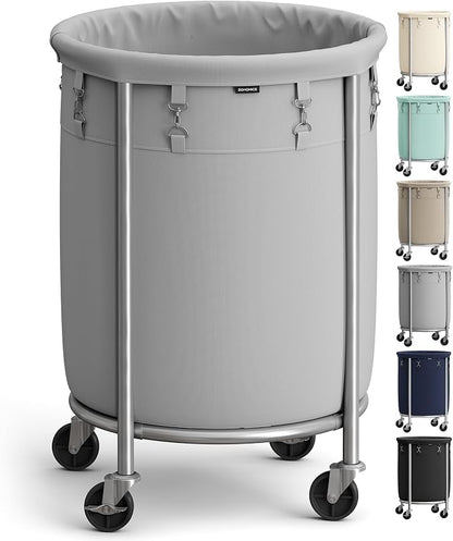 SONGMICS Laundry Basket, Rolling Steel Frame by Unknown