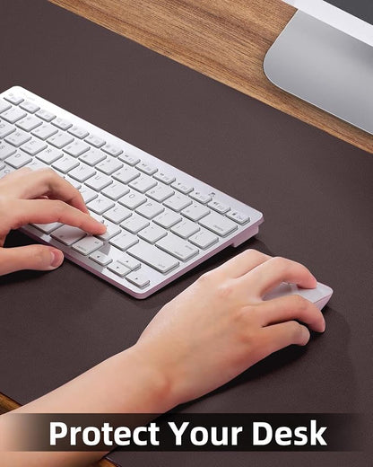 Non-Slip Desk mat, PULeather Desk Pad Protector, Office Desk Mat, Large Mouse - Image 3