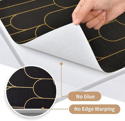 Shelf Liners for Kitchen Cabinets Drawer Liner 12in x 30FT Non Adhesive Black - Image 8