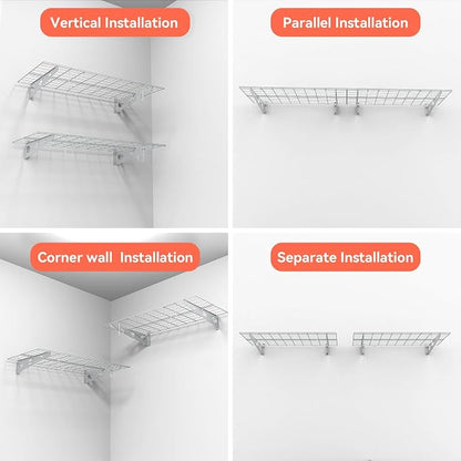 TORACK 2-Pack Garage Wall Shelves - Image 8