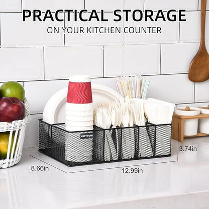 VIKEYHOME Paper Plate Organizer - Image 4