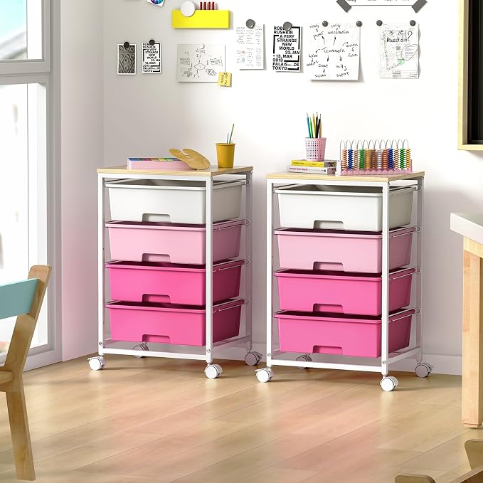 Utility-Rolling-Craft-Storage-Cart-Organizer - Image 9