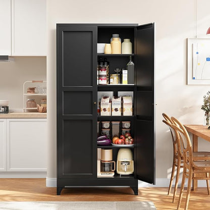 Yizosh Metal Pantry Cabinet, Cupboard by Yizosh