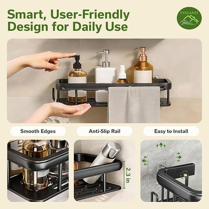 EVALAND Shower Caddy Adhesive 2-Pack - Image 3
