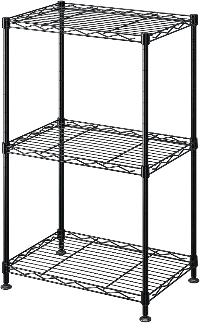 FOXHOLE 3-Tier Wire Shelving Rack, Heavy Duty Metal Storage Shelf Unit by Unknown
