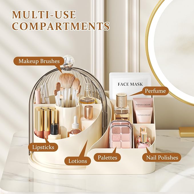 360 Rotating Makeup Organizer - Image 5