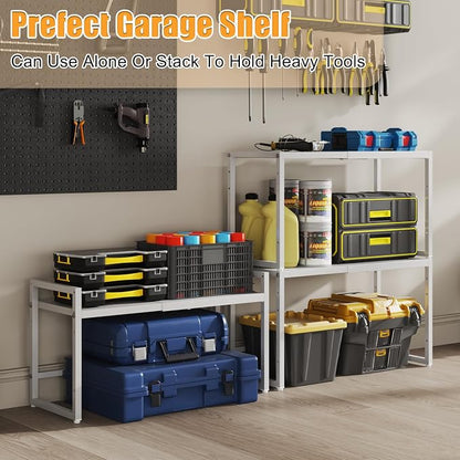 150 LBS Expandable Heavy Duty Storage Shelves, Metal Shelving Unit - Image 8