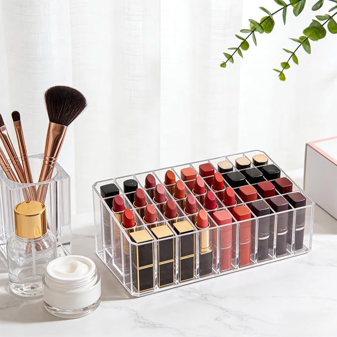 Rollerball Perfume Organizer, 36 Spaces Acrylic Fragrance Organizer, Lipstick - Image 8