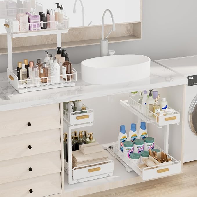 2 Pack Under Sink Organizer - Image 9