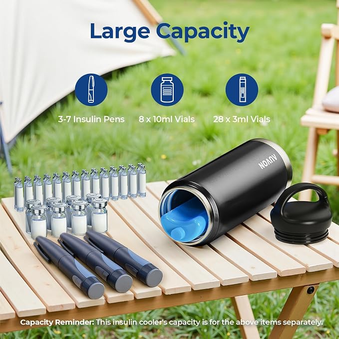 AUVON Large Insulin Pen Cooler for 3-6 Pens - Image 2