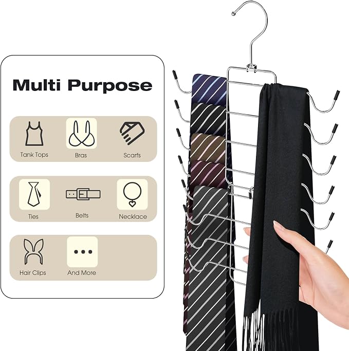 4 Pack Bra Organizer, Tank Top Hangers Space Saving, Closet Organizers and - Image 5