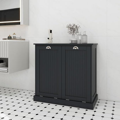 Tilt Out Laundry Hamper Cabinet - Image 4