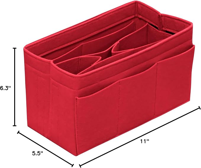 DailyPlus Purse Organizer Insert Felt Bag Organizer Handbag Organizer Insert - Image 7