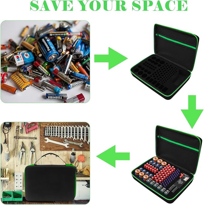 Battery Organizer Storage Case - Image 3