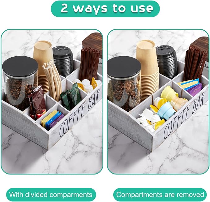 ALELION White Coffee Station Organizer - Image 2