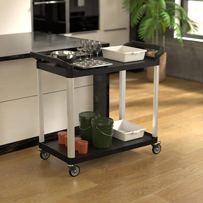 Black Utility/Bussing Cart - Image 2
