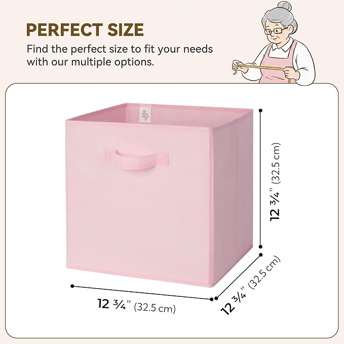 GRANNY SAYS 13x13 Cube Storage Bins, Cube Storage Organizer - Image 6
