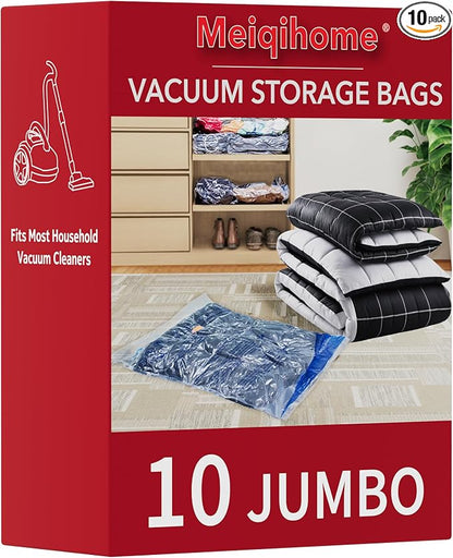 MEIQIHOME Vacuum Storage Bags, Space Saver Sealer Bags, Vacuum seal bags by MEIQIHOME