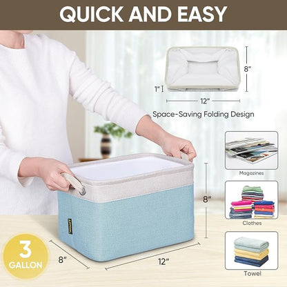 BALEINE 3 Pack Fabric Storage Bins - Image 4