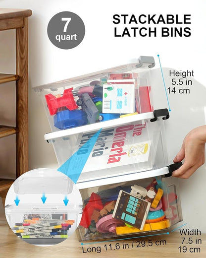 NUMIFUN Plastic Storage Bins - Image 5