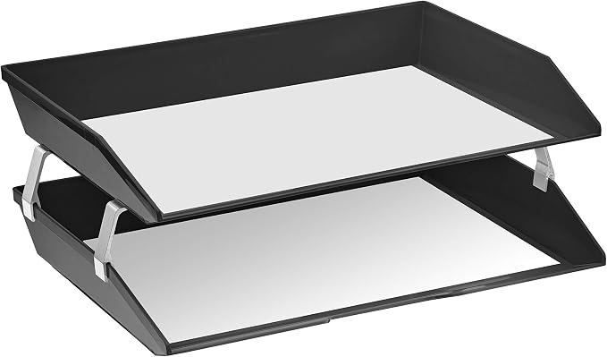 Acrimet Facility 2 Tier Letter Tray, Side Load, Letter Size/A4, Desktop File - Image 2