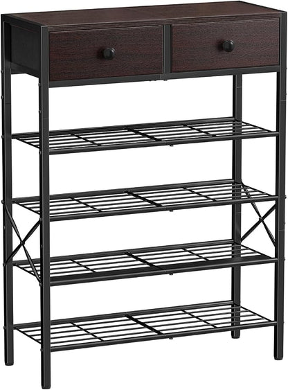 Shoe Rack for Entryway, 5 Tier Shoe Organizer by UNITSTAGE