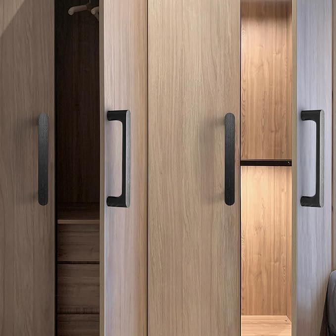Walnut Round 5 in 10 pcs Wooden Drawer Pulls Handle pulls - Image 7