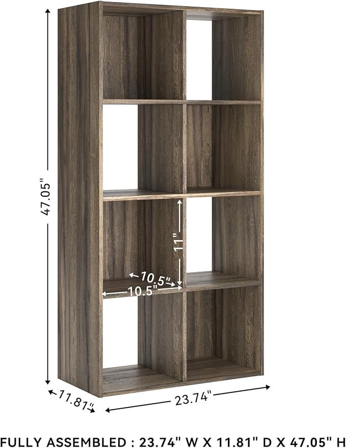 Signature Design by Ashley Shallifer 8 Cube Storage Organizer or Bookcase - Image 3