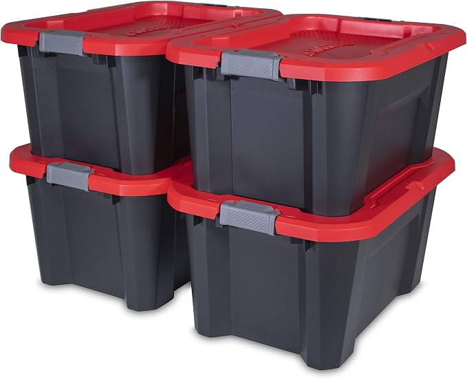 CRAFTSMAN CX 20-Gallon Heavy Duty Stackable Storage Bins by CRAFTSMAN