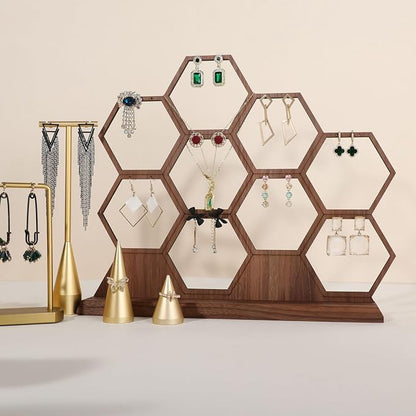 GemeShou hexagonal jewelry earring display stands - Image 9