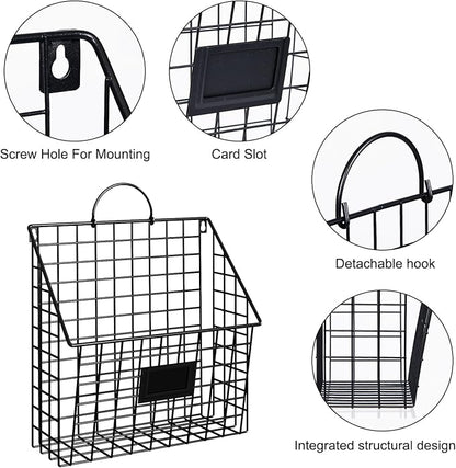 4 Packs Hanging Wall File Organizer - Image 8