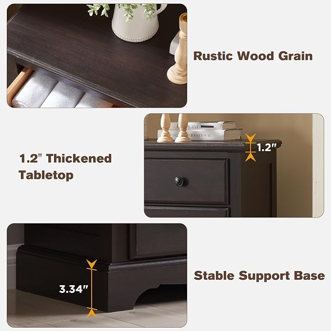 T4TREAM 6 Drawers Dresser Chests - Image 6