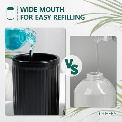 BosilunLife Ceramic Bathroom Accessories Set - Image 3